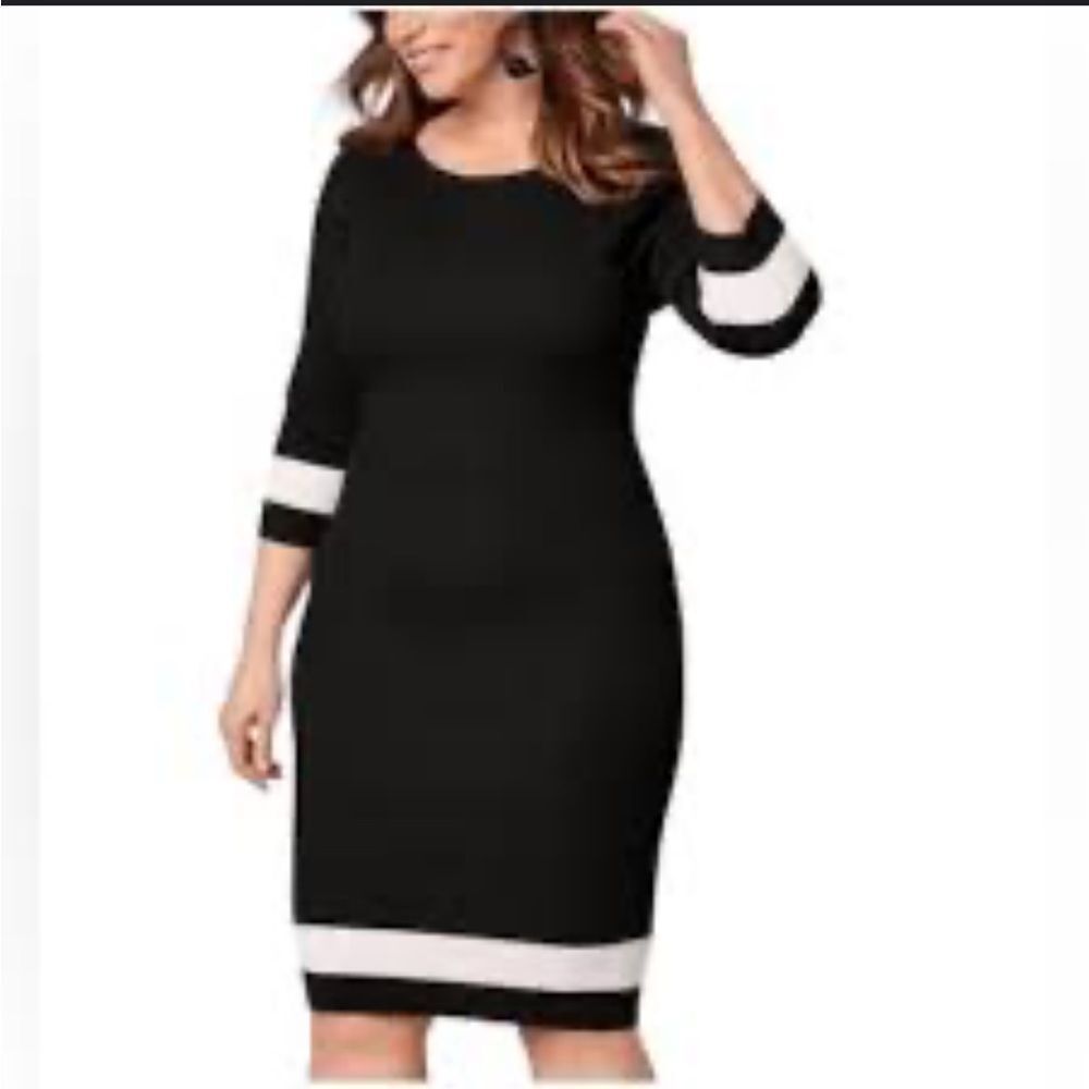 Venus Ribbed Sweater Dress Sz S